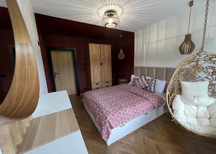 Apartament Partykularz z tarasem i widokiem na Śnieżkę